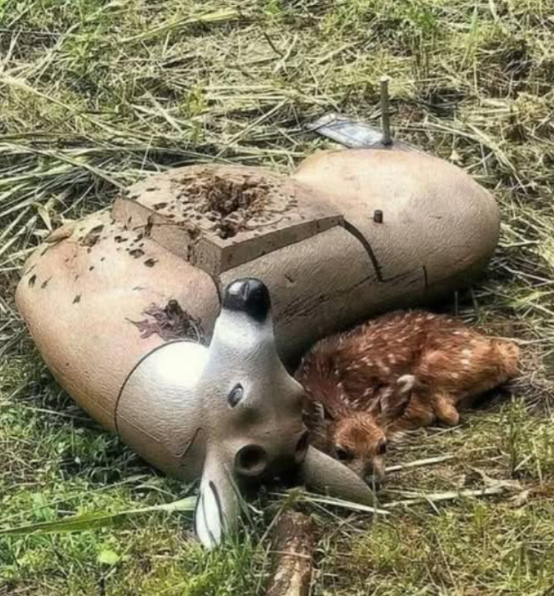 Heartbreaking Image of Fawn Nestled Beside Destroyed Target Deer Sparks Online Reflection