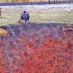 Hyena Chases Wildebeest Off a Cliff